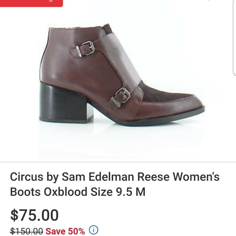 circus by sam edelman reese boots in ox blood